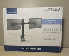 Insignia- Dual Screen Desktop Mount for Monitors up to 30