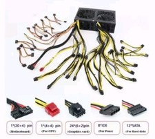 3600W ATX Mining Power Supply 12GPU 3600 Watts 12 GPU BTC* 90 PLUS PLATINUM* picture