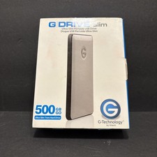 G-Technology G-Drive Slim 500GB USB 3.0 External Portable Hard Drive Brand New picture