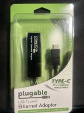 LOT OF 20 Plugable USB C to Ethernet Adapter_BRAND NEW SEALED BOX BELOW RETAIL picture