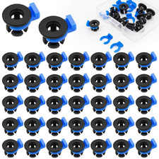 40PCS Bowden Tube Coupler Collet Clamp Clip Bowden Collet and Clip Set Plastic J picture