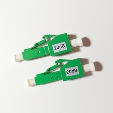 2 x LC/APC Fiber Optic Attenuator: 20dB [USA SELLER] picture