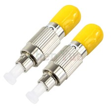 2pcs ST/UPC Female to FC/UPC Male ST-FC SM 9/125 Hybrid Adapter Optical Adaptor  picture