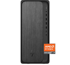 HP OmniDesk Desktop AMD Ryzen 7 8700G 2024 16GB DDR5 Memory RTX 3050 1TB SSD VG picture
