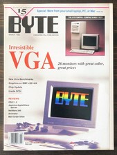 Byte Magazine March 1990 picture