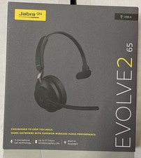 Jabra Evolve2 65 Mono Wireless Headset  UC Version USB-A) - Black picture