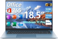 2026 SGIN 18.5 Inch Laptop 16GB 1TB SSD Win11 Pro FHD IPS 8000mAh Battery WiFi 6 picture