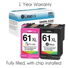 61XL Black Color Ink cartridge for HP ENVY 5530 4500 4501 4502 4504 Deskjet picture