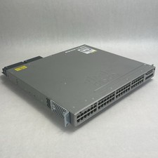 Cisco Catalyst WS-C3850-48U-S V06 48 Port Switch Tested w/C3850-NM-2-10G 2x PSUs picture