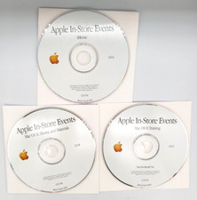 2001 Apple Computer In-Store Events 3 CD Demo Set iTunes iMovie OS X picture