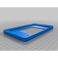 Raspberry pi 7 inch screen case (remastered) 3d Printed picture