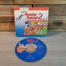 Vtg Reader Rabbit 2 Deluxe CD-ROM Ages 5-8 Homeschool Win Mac Educational 90s picture