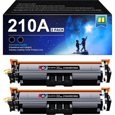 210A Black Toner Cartridges 2 Pack Replacement for HP 210A 210X Compatible Color picture