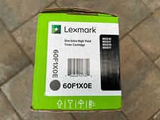 Lexmark 60F1X0E (601XE) Extra High Yield Toner Cartridge Genuine OEM Black picture
