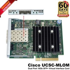 Cisco UCS VIC 1227 10Gb SFP+ 2-Ports UCSC-MLOM-CSC-02 Virtual Interface Card picture