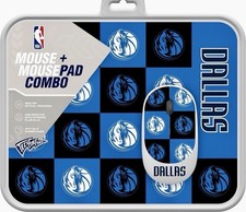 NBA Dallas Mavericks Wireless Mouse & Mouse Pad - Ergonomic Design, NEW picture
