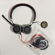 Jabra Evolve 40 Wired Headset HSC017 Stereo 3.5mm Jack USB-A w/ Controller picture