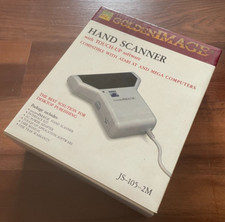 Golden Image Atari ST Computer Hand Scanner BOX/MANUALS ONLY w/Touch-Up Software picture