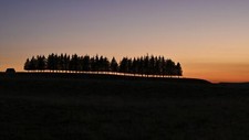 Landscape nature sunset trees Custom Gaming Mat Desk picture