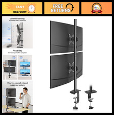 Dual LED LCD Monitor Stand for 2 Screens up to 32
