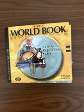 Vintage 1999 World Book Family Reference Suite IBM PC 3 CD-ROM Set picture