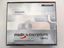Microsoft Developer Network (MSDN) Subscriptions Library Disc Set January 2002 picture