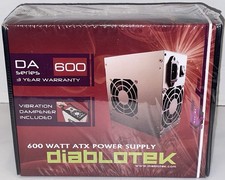 Diablotek DA Series 600-Watt ATX Power Supply PSDA600 Brand New picture