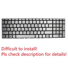 Original US Silver Backlit Keyboard for HP Envy X360 15-dr1xxx Backlight picture