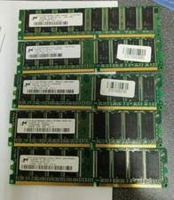 5x Micron MT16VDDT6464AG-335G4 512MB PC2700 DDR333 CL2.5 Memory Modules picture