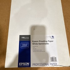 Epson Proofing Paper White Semimatte 13x19 250gsm 100 Sheets Inkjet S042118 picture