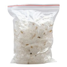 50 / 100 pcs Pack Gold Plated RJ45 Connector Network Modular Plug Cat5 CAT5e Lot picture