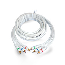 6ft HDTV Component Video Digital TV Triple RCA Shielded 3 - White picture