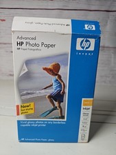 NEW Advanced Hp Photo Paper 100 Sheets For Inkjet 4x6 9mil 210g/m² 56lb 4”X 6” picture