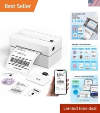 Compact 4x6 Shipping Label Printer with Bluetooth Connectivity for Fast Printing picture