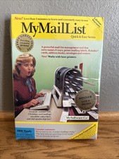 My Mail List Software IBM Tandy 256k DOS Or Greater Model 2102 5.25x3.5 Diskette picture