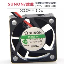 SUNON GM1203PFV1-8 3010 DC12V 1.0W 3CM 2-Wire Cooling Fan picture