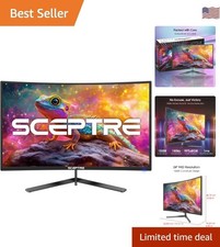 Experience Immersive Gaming with 24-Inch 180Hz Curved Monitor, Built-in Speakers picture