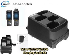 4 Slot Battery Charging Cradle Kit with Power Supply for Zebra MC3200 MC3300 picture
