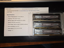 Ballistix sport 4GB DDR4 X3 Total 12GB of Desktop memory UDIMM/Unbuffered picture