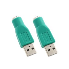 E-outstanding 2pcs PS/2 Female to USB Male Converter USB to PS2 Adapter for Mous picture