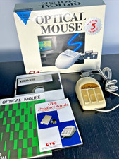 Vintage GVC three 3-button OPTICAL MOUSE w/ 5.25