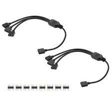 2 Pcs ARGB Splitter Cable, 5V 12