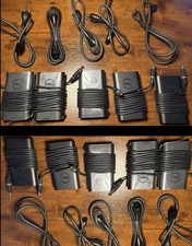 Lot of 10x OEM DELL GENUINE LATITUDE INSPIRON 65W AC ADAPTER G4X7T JNKWD 6TFFF picture