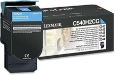 Original Lexmark C540H2CG Cyan Toner. New Sealed Box, We Ship Fast picture