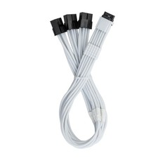 16pin to Triple 8pin PCIe Extension, 45cm, White, StealthSense Technology, Gr... picture