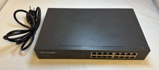 TP-Link TL-SG1016D 16-Port Gigabit Ethernet Switch Metal Desktop Rackmount picture