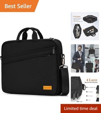 17.3 Inch Laptop Shoulder Tote - Elegant Design with Multi-Pockets picture