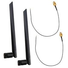 M.2 RP-SMA Extension Cable 6dBi PC WiFi Bluetooth Antenna Dual Band AC Wireless picture