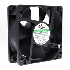 EC Motor Cooling Fan, 120mm Fan, 120mm 38mm AC 110V 115V 120V 220V 240V, Dual Ba picture