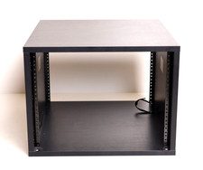 Middle Atlantic BRK8-22 Black Laminate Rack 8U 22'' Deep + Rear Rails w867 picture